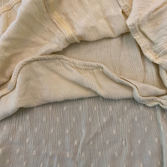 Hollister Yellow Layered Adjustable Spaghetti Strap Blouse Small - Picture 5 of 6